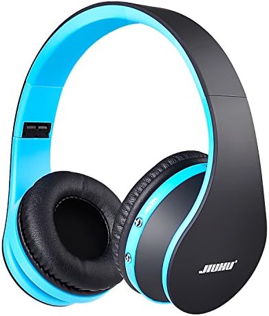Bluetooth Headphones Over Ear, Myguru Bluetooth 4.1 Wireless Headphone Headset with Microphone for Cellphones Laptop TV (Blue)