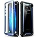 i-Blason Ares Full-Body Rugged Clear Bumper Case with Built-in Screen Protector for Samsung Galaxy S8+ Plus 2017 Release, Black/Blue