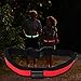 Bseen Led Running Belt USB Rechargeable Reflective Waist Pack High Visibility Fanny Pocket for Running, Camping, Walking, Cycling