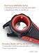YoHold Orange-Gray Mason Jar Opener Red-Black Bottle Opener with Multifunctional Usage for weak hands, Set of 2, 9.05’’L+5.74’’L, Free E-Book
