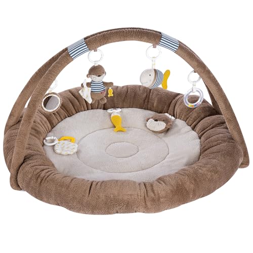 Fehn Otter Theo 3D Activity Nest - Soft Baby Play Arch