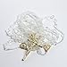 The Heart Shaped Wedding Lazo LAJC604G - Lazo de Bodas Gold Handcrafted Wedding Lasso - Lasso de Bodas. Made with heart shaped crystals and a variety of crystal beads