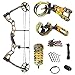 iGlow 40-70 lbs God's Country Late Season Camouflage Camo Archery Hunting Compound Bow with Premium Kit lb Crossbow
