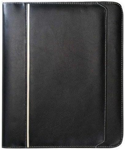SmartTravel4LessExcutive Leatherette Zippered Around 3 Rings Binder Padfolio