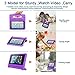 CAM-ULATA Amazon Kids Kindle Fire 7 Case 2015 Release for Boys&Girls, Tablet 7 inch Cover Shock Proof Protective with Handle Stand Holder Light Weight (Previous Generation - 5th) Purple