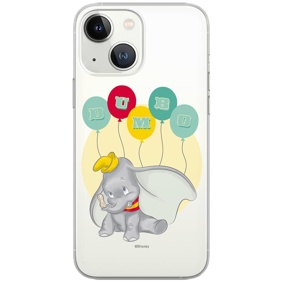 ERT GROUP mobile phone case for iPhone 13 MINI original and officially licensed Disney pattern Dumbo 003 optimally adapted to the shape of the mobile phone, case made of TPU