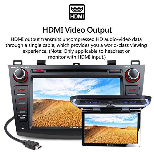 Eonon GA8163 Car Stereo Radio  Android 7.1 Nougat in Dash GPS Navigation Touch Screen Radio Audio for Mazda 3 Series 2010-2013 Quad Core 2GB RAM with DVD Player Bluetooth Head Unit- 8 Inch - Thumbnail 7
