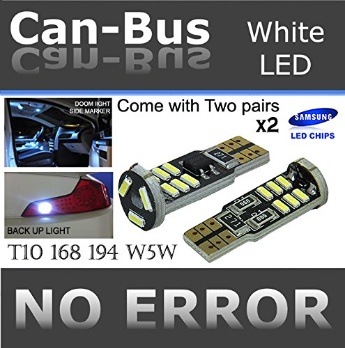 ICBEAMER T10 168 194 フィット ドーム パーキング バックアップ ナンバープレート Canbus 6 LED 交換用ハロゲン電球カラー:スーパーホワイト 4個 : ICBEAMER T10 194 168 w5w RGB LED Remote Atmosphere