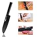 OOU Pro Kitchen 7 inch Chef's Knife High Carbon Black Stainless Steel Sharp Knives Ergonomic Equipment