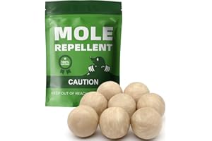 Outdoor Mole Repeller, Vole Repellent for Lawn, Yard, Pets and People, Safe Gopher Repellent with Natural Ingredients, Conven