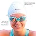 i-Swim Pro Swimming Caps - Plus FREE Nose Clip + Ear Plugs - Comfortable - Stays In Place - Strong Silicone - Increases Speed - Best Swim Hats For Protecting Long, Thick And Short Hair