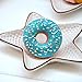 Huayoung Pack of 4 Lovely Doughnut Refrigerator Magnets Decorative Resin Refrigerator Magnets (4)