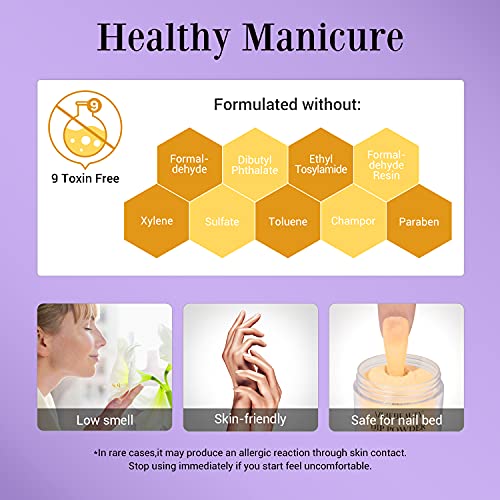 Dip Powder Nail Set 10 Colors AZUREBEAUTY Gold Glitter Dipping Powder