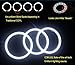 YINTATECH 2 X 90mm HID White 105 COB LED for Angel Eyes Halo Ring Headlight & Fog Housing Lamp