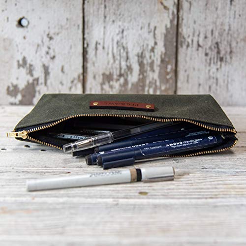 The Drafter Pouch in Moss