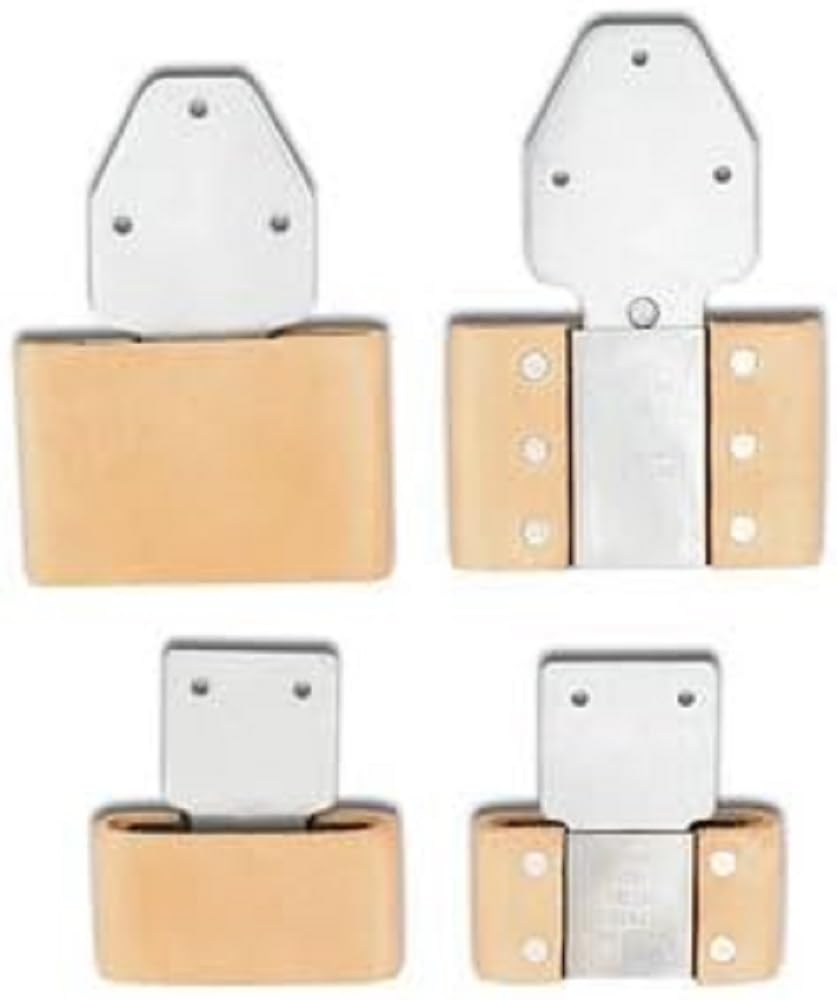Photo 1 of Weaver Leather Leather Covered Vertical Blevins Buckle, Aluminum/Stainless Steel, 3"