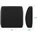Vremi Premium Memory Foam Lumbar Back Support Pillow and Chair Cushion with Hypoallergenic Cover, Black