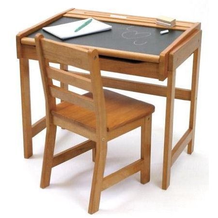Toy / Game Lipper International Child's Chalkboard Desk And Chair Set,
Pecan - Crafted In Durable Beech Wood by 4KIDS