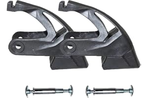 ACGarden DIY Roller Skate Brakes Block Pad, Universal Skating Safety Brake Pad, Non-Slip Brake Pad Skateboard Parts for Inline Roller Skate 2Pcs (Black)