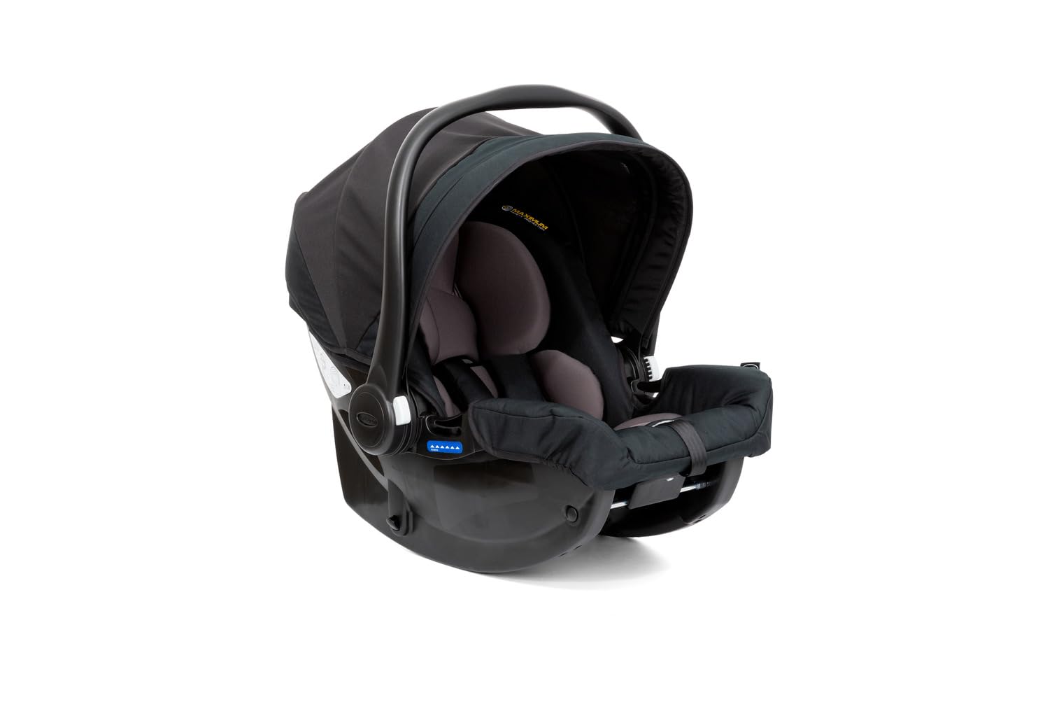 Graco SnugEssentials i-Size Infant Car Seat (Birth to 12 Months Approx, 40-75cm) with newborn insert, ISOFIX Base Compatible, Black/Grey fashion