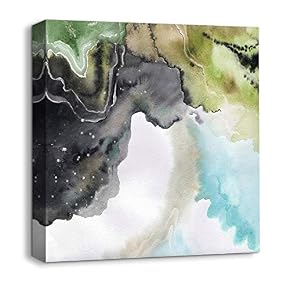 Canvas Wall Art Abstract Bricks Feature...