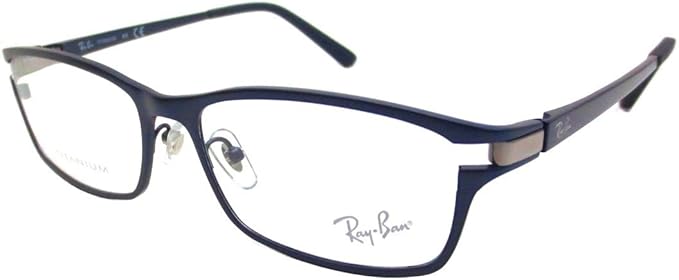Amazon Uvカットダテメガネにしてお届けレイバン メガネ フレーム 伊達メガネ 眼鏡 Ray Ban チタンメガネ Rx8727d 1061 54 ファッション眼鏡 通販