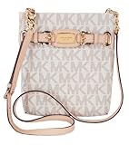 Michael Kors Hamilton Large PVC Crossbody in Vanilla
