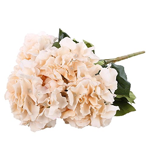 Soledi® artificial silk fake 5 heads flower bunch bouq…