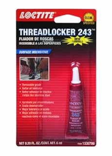 Loctite 1330799 243 Tubo de rosca resistente al aceite azul, 6 mililitros