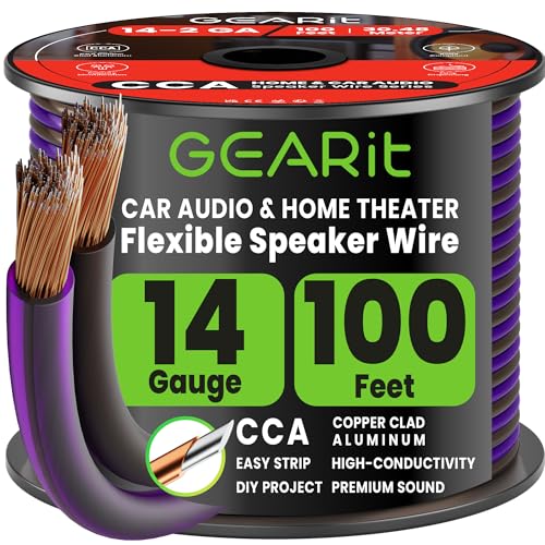 Gearit 14 Gauge Speaker Wire