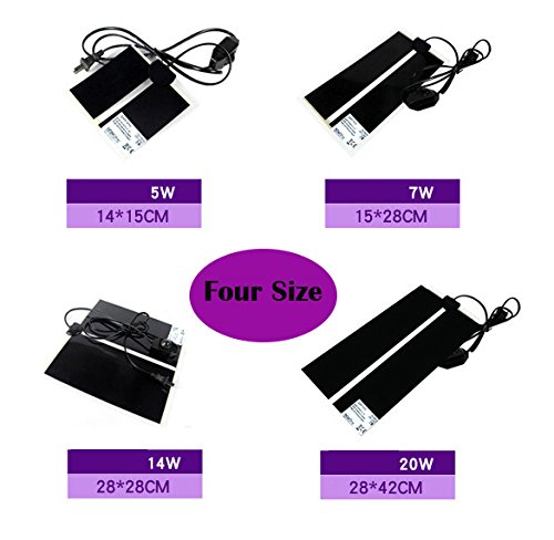 image for Reptile Heating Mat,Fashionclubs Under Tank Reptile Warmer Mat Heat Pa