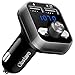 OBSTARO FM Transmitter, Bluetooth Fm Transmitter for car, Wireless in-car Bluetooth Receiver MP3 Player Stereo Radio Adapter car kit with Dual USB Ports ,Hands Free for iPhone, Ipad,Smartphones