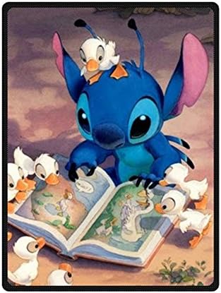 Lilo and Stitch Custom Super Soft Fleece Blankets Throws Blanket 58Inches X 80Inches
