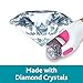 Amope Pedi Perfect Electric Callus Remover Foot File Roller Head Refills, with Diamond Crystals, Removes Hard & Dead Skin, Mixed Pack for Hard Skin, 1 Regular Coarse & 1 Ultra Coarse Refill – 2 Count