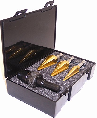 Champion Cutting ToolMSD-HEX-SET Impact Ready Step Drill Bit Set