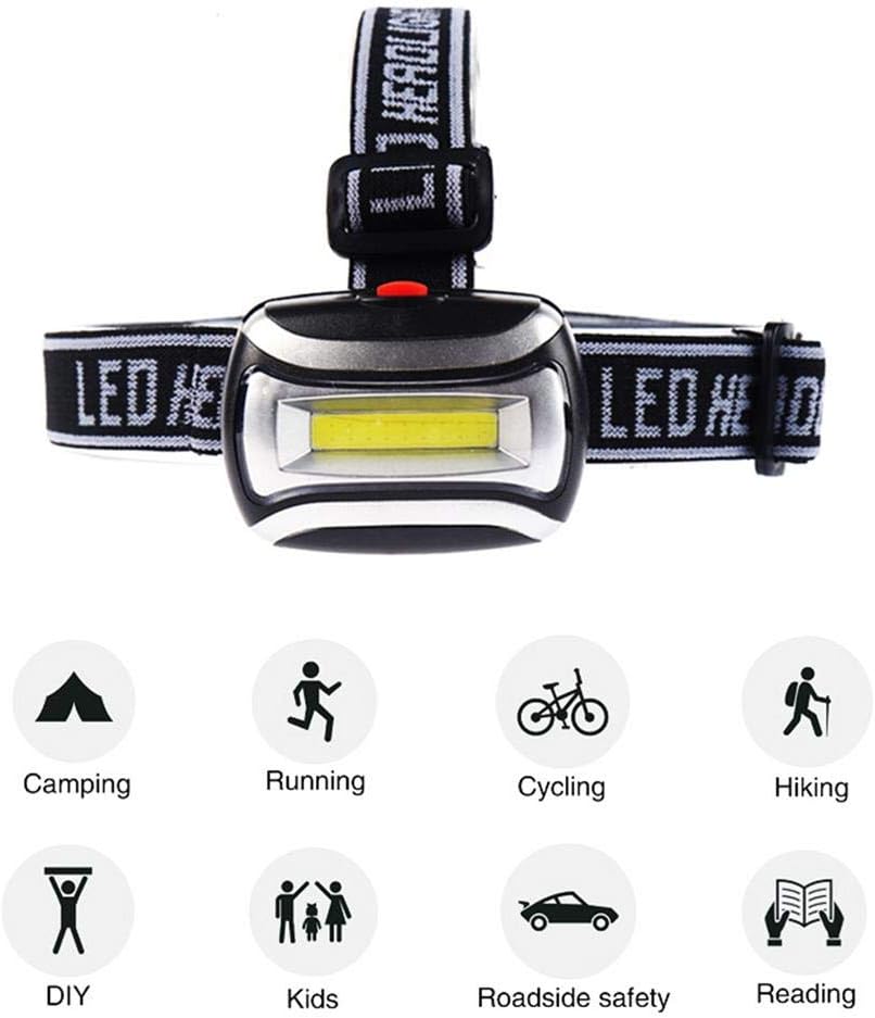 MiXXAR LED Headlamp Flashlight 500 Lumens Ultra Bright 3 Modes Waterproof Flashlight Best Headlamps For Running, Camping, and Outdoor Headlamps, Perfect for Adults and Kids