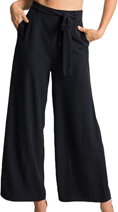 high waist loose trousers