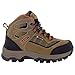 Hi-Tec Kids Unisex Hillside Waterproof Jr hiking Boot (Toddler/Little Kid/Big Kid), Brown/Orange, 2 M Little Kid