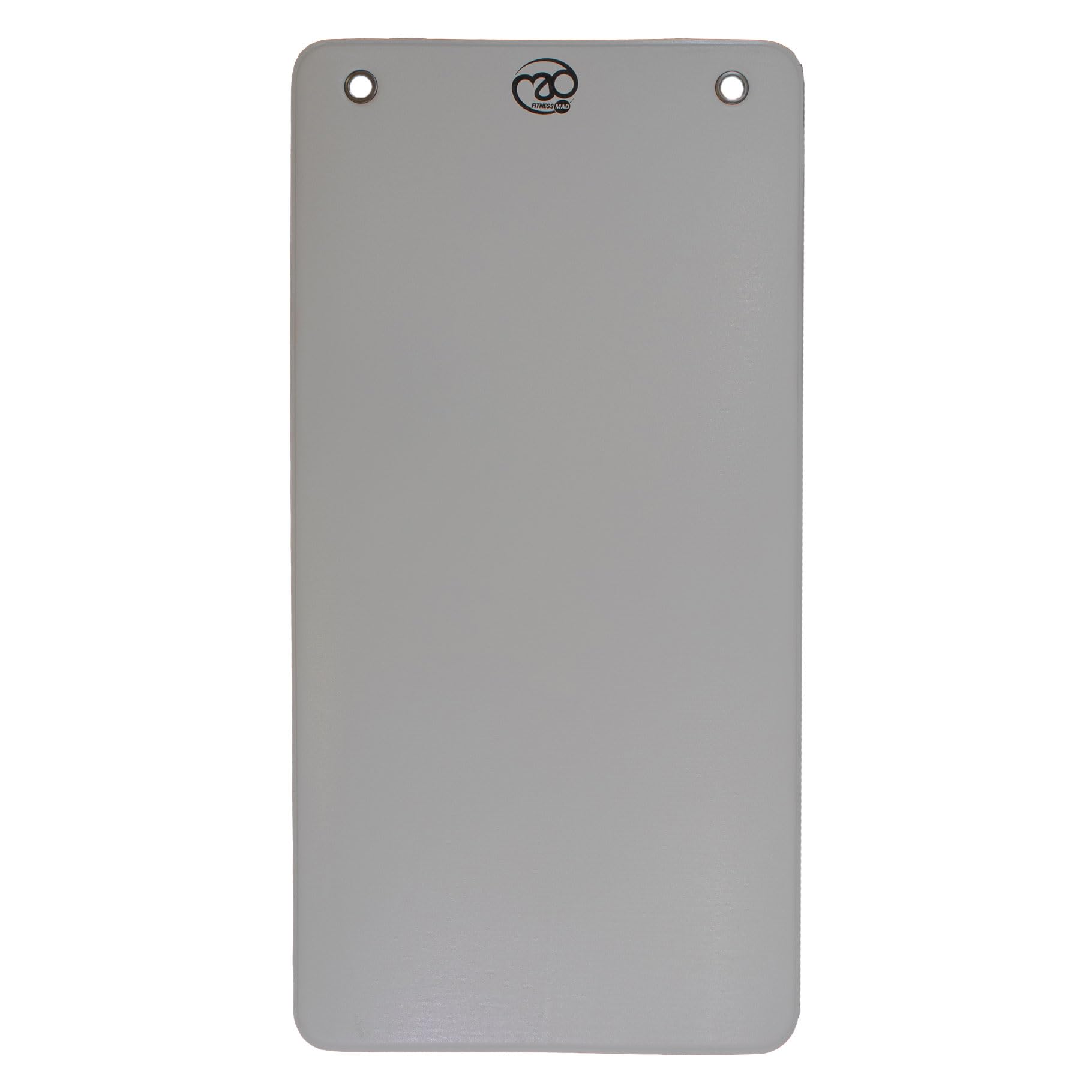 Fitness Mad Club Aerobic Exercise Mat with Eyelets | Studio Quality Vinyl Ant-Slip Fitness Mat | Multipurpose for All Sports | 2 Colours, 100cm x 50cm x 9.5mm