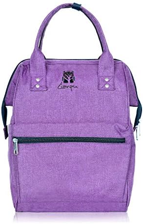 BAGSMITH Multi-Function Diaper Backpack Bag For Mom Travel Backpack With Laptop Pocket Lightweight Large Capacity Stylish Durable(Purple)