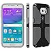 Speck Products CandyShell Grip Case for Samsung Galaxy S6 - Carrying Case - Frustration-Free Packaging - Black/Slate Grey