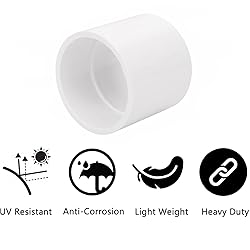 6Pack 2" PVC Pipe Coupling Adapter Pipe Fittings