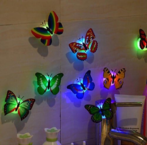Amazon Com Tuscom 10 Pegatinas De Pared Con Diseno De Mariposa