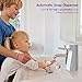GLAMFIELDS Soap Dispenser Upgraded 13.5oz/400ml Touchless Automatic Soap Dispenser Hands-Free Liquid Dish Soap Dispenser, IPX4 Waterproof for Kitchen Bathroom (Silver)