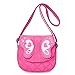 Zicac Butterfly Crossbody Bag Cute Purse with Zipper Pull Little Girls Purses (Pink)
