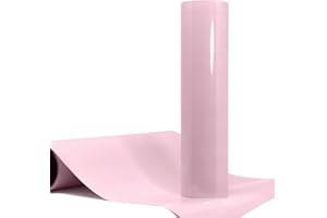 V2 Pro Heat Transfer Vinyl Film HTV Roll (Light Pink, 12 Inch x 60 Inch)