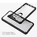 Samsung Galaxy S9 Plus S9+ Case, MoKo Clear Slim Fit Lightweight Shockproof Armor Shield, Flexible TPU Bumper Edge + Rigid PC Back Panel Cover for Samsung Galaxy S9 Plus 6.2 Inch - Black