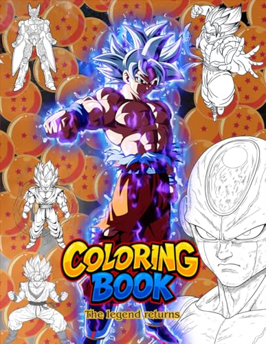 Dragon Ball Z Coloring Book: High Quality Coloring Pages for Kids and Adults, Color All Your Favorite Characters, Great Gift for Dragon Ball Lovers