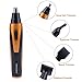 Nose Hair Trimmer, [New Version] 4 in 1 Rechargeable Nose Ear Sideburn and Eyebrow Trimmer for Men & Women (Golden)