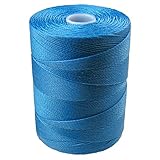 C-Lon Micro Bead Cord, Carribean Blue - 0.12mm, 320 Yard Spool